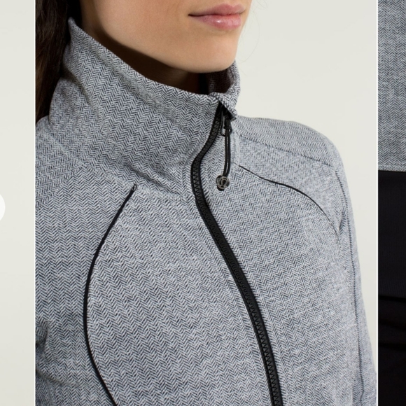 Lululemon Nice Asana Jacket Heathered Herringbone - Picture 6 of 9